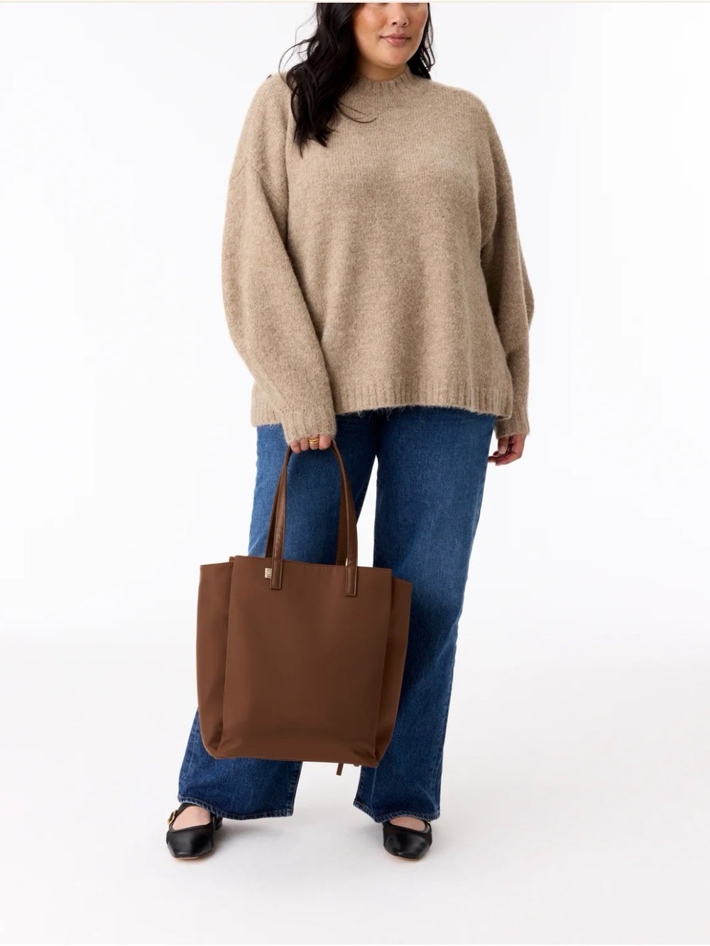 EUC BEIS Maple Commuter Tote with Crossbody Strap - Picture 6 of 6